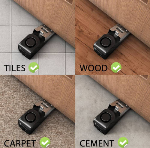 Portable Alarm Door Stopper
