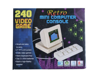 Retro Mini Computer Console - 240 Games