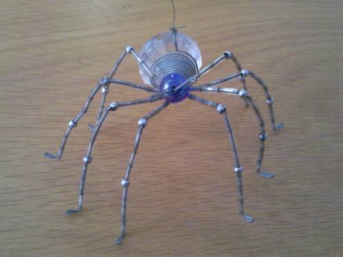 2x Spider Ornaments