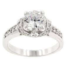 *** WHITE GOLD PLATE 3.0ct REGAL RING -- R1 NO RESERVE!!