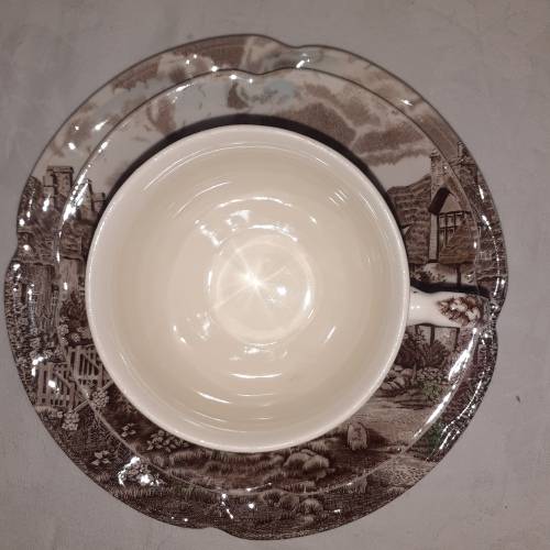 Weekend Special  ENGLISH COUNTRY SIDE TEA TRIO JOHNSON BROS (18 available)