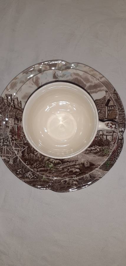 Weekend Special  ENGLISH COUNTRY SIDE TEA TRIO JOHNSON BROS (18 available)