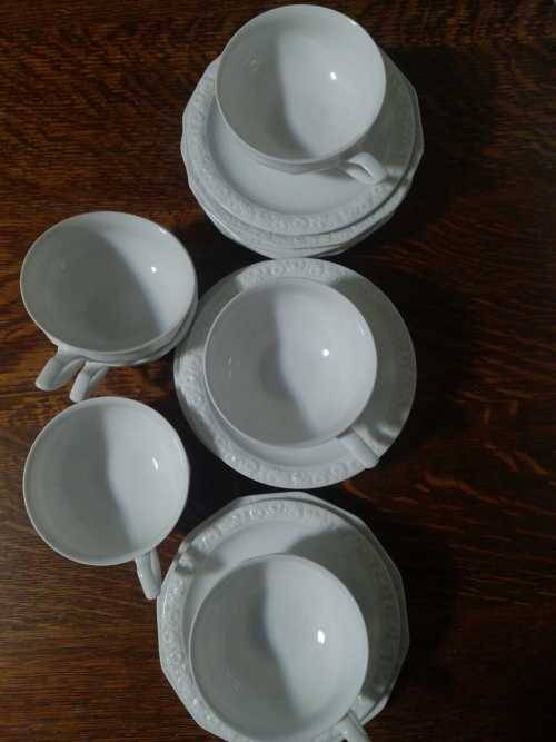 STUNNING!  6 ROSENTHAL TEA TRIOS