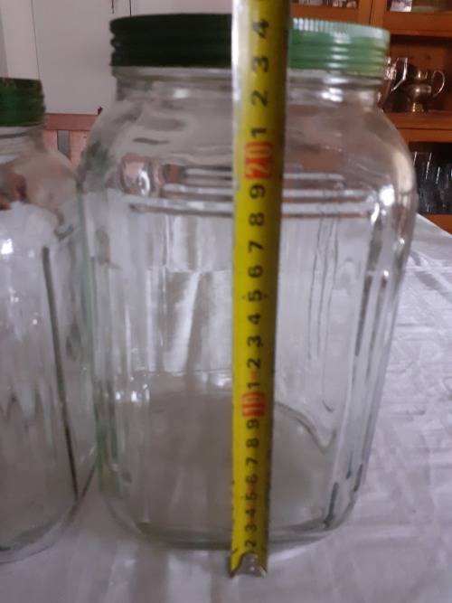 2  BEAUTIFUL BIG OLD SWEETS JARS for 1 bid