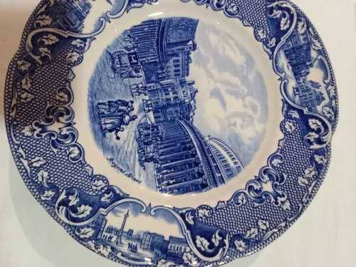 Perfect OLD LONDON BREAKFAST PLATE (6 available) Johnson Brothers