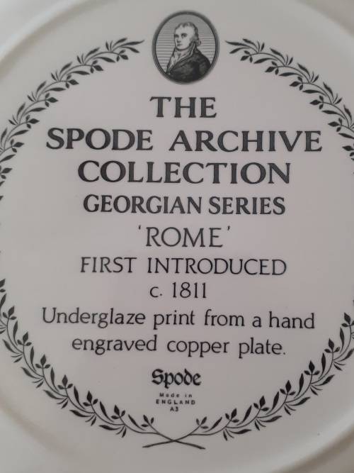 FANTASTIC SPODE ARCHIVE COLLECTION PLATE