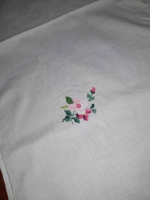 BIG BEAUTIFUL HAND EMBROIDERED TABLECLOTH (2 available)