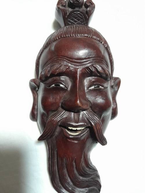 5 EASTERN ROSEWOOD MASKS/ PLAQUES