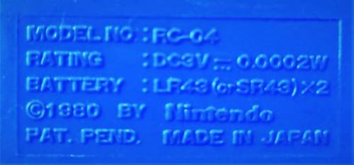 VINTAGE NINTENDO GAME AND WATCH FIRE (RC04) 1980