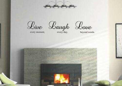 Vinyl Decal/sticker Live Love Laugh