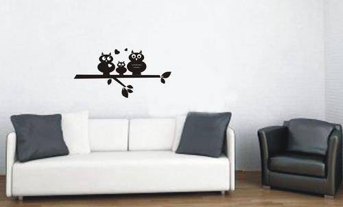 Vinyl decal/sticker 3 Owls