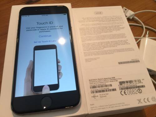 Apple iPhone 6 Space Gray 64GB with box, see actual photos of the phone.