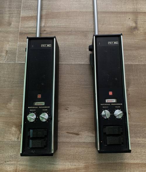 National Panasonic RJ-28 27MHZ band 100mW x 2