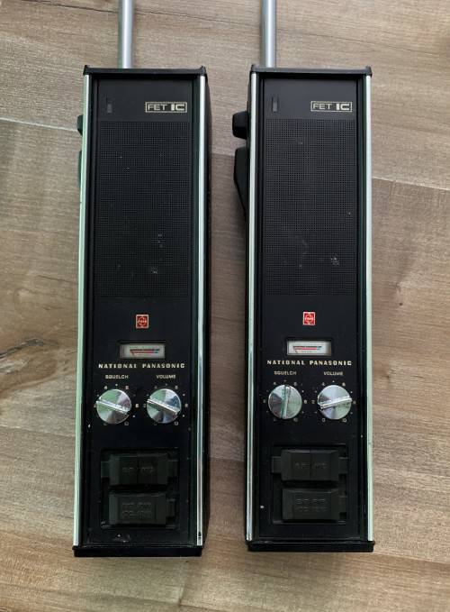 National Panasonic RJ-28 27MHZ band 100mW x 2