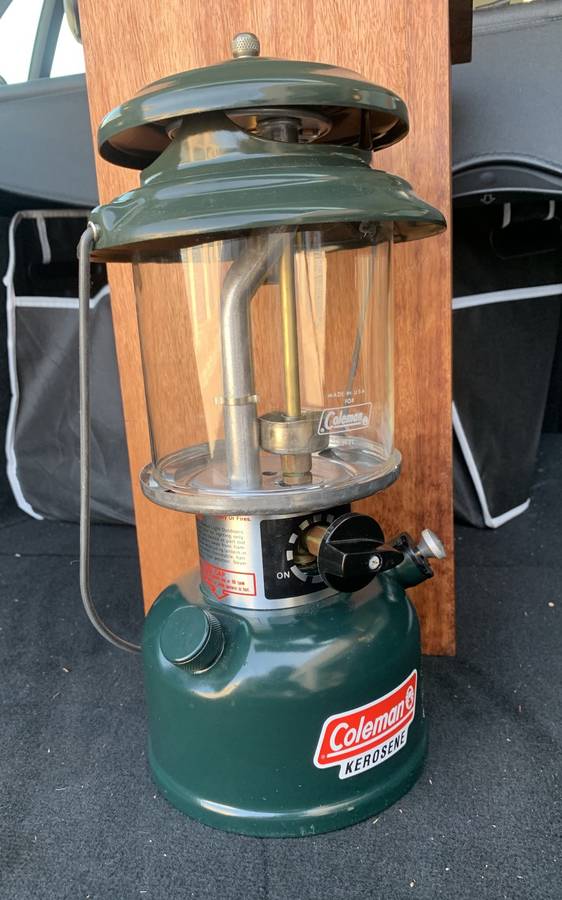 Coleman 214A700 Kerosene Lantern, Vintage Very Rare, New in wooden box.