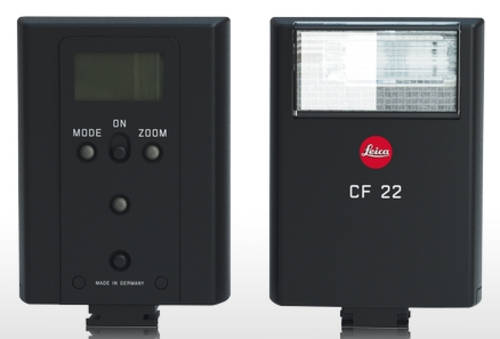 Leica Flash CF 22 is ideal for use with the D-LUX, DIGILUX and V-LUX camera series.