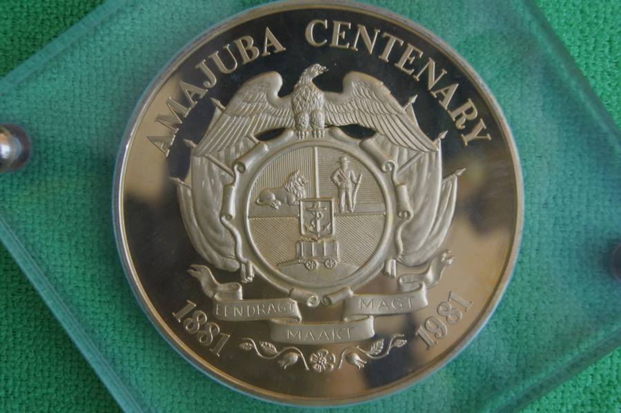 Stunning Huge Medallion of the Centenary of the Battle of Amajuba