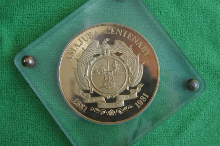 Stunning Huge Medallion of the Centenary of the Battle of Amajuba