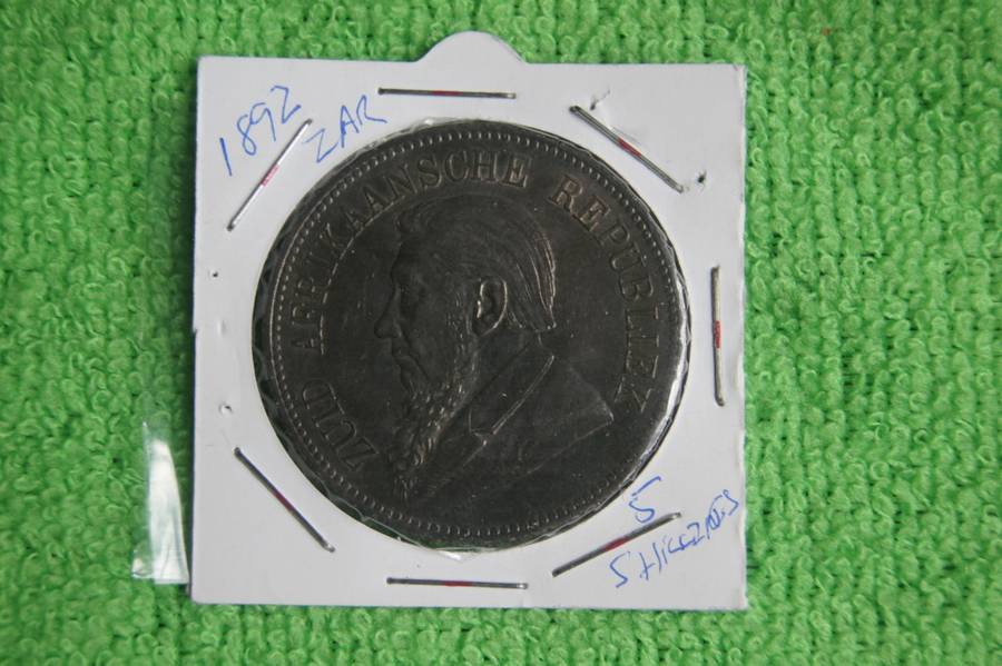1892 ZAR 5 Shillings SS