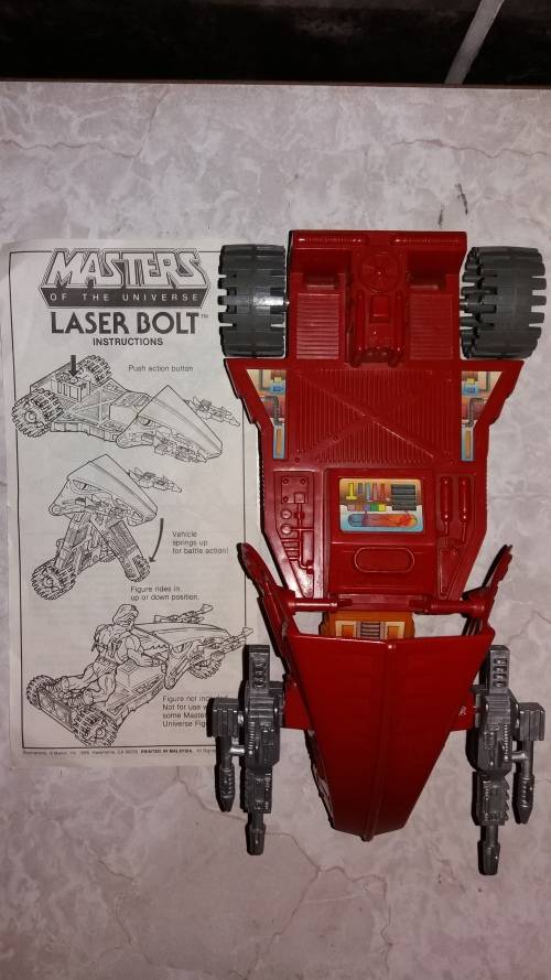 1981 Laser Bolt Complete of He-Man-Masters of the Universe (MOTU) Vintage