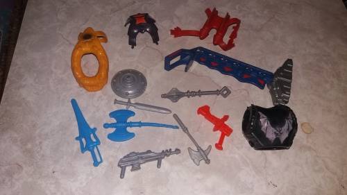 1982 Weopons Lot of He-Man-Masters of the Universe #2 (MOTU) Vintage Figure