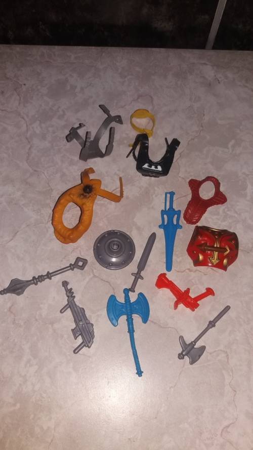 1982 Weopons Lot of He-Man-Masters of the Universe #3 (MOTU) Vintage Figure