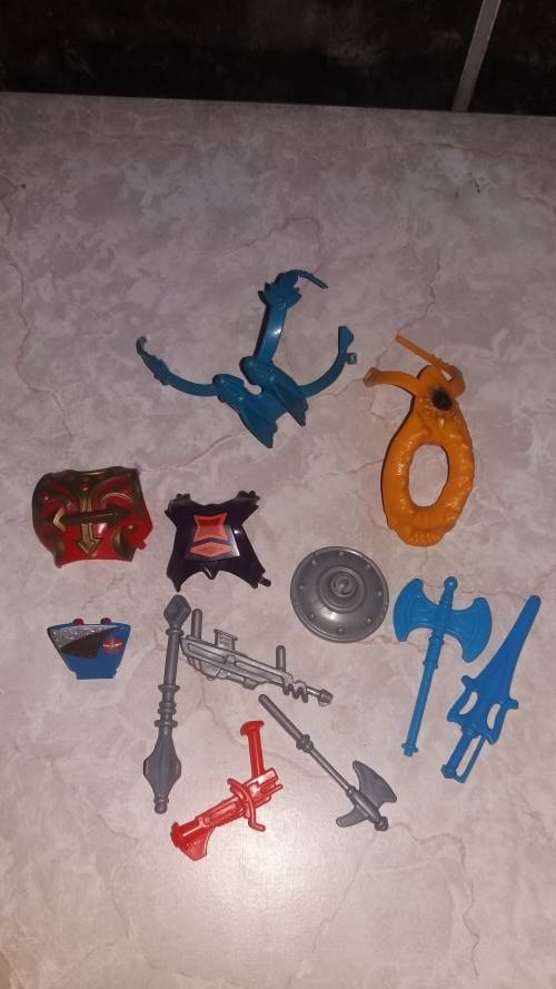 1982 Weopons Lot of He-Man-Masters of the Universe #5 (MOTU) Vintage Figure