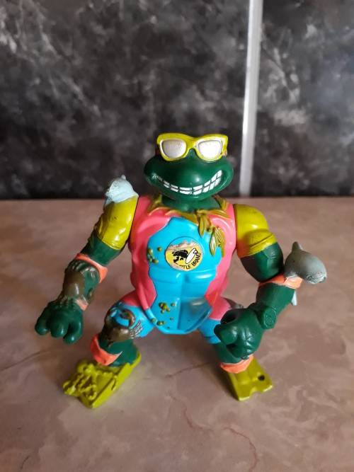 1990 Mike The Sewer Surfer Vintage Figure Teenage Mutant Ninja Turtles #3