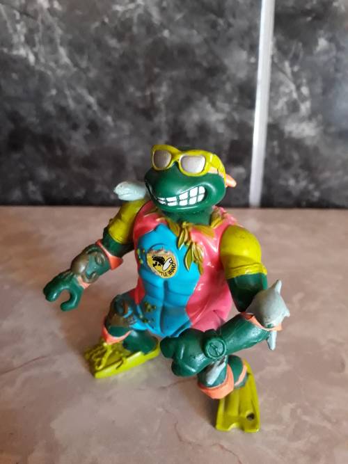 1990 Mike The Sewer Surfer Vintage Figure Teenage Mutant Ninja Turtles #3