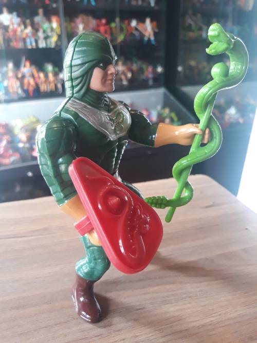 1986 Complete King Hiss of He-Man-Masters of the Universe #463 (MOTU) Vintage Figure