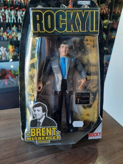 Rocky MOC `BRENT MUSBERGER` Figure Jakks Pacific