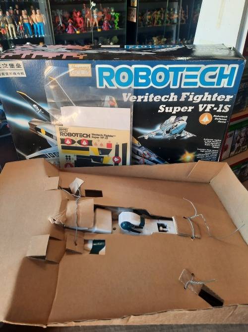 ROBOTECH 1986 Complete Boxed Harmony Gold Veritech Fighter (UNUSED) Vintage Figure