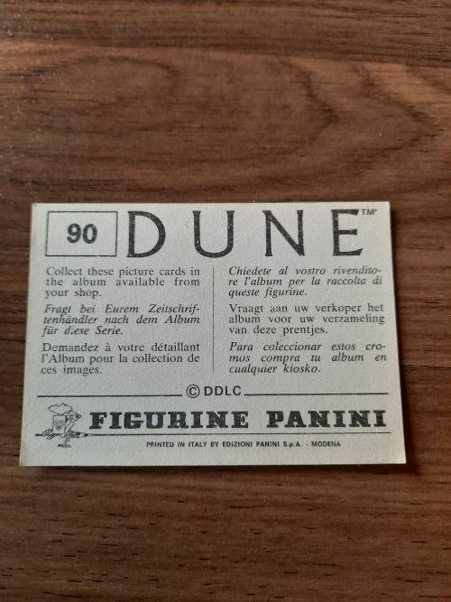 1984 DUNE Panini Sticker 90