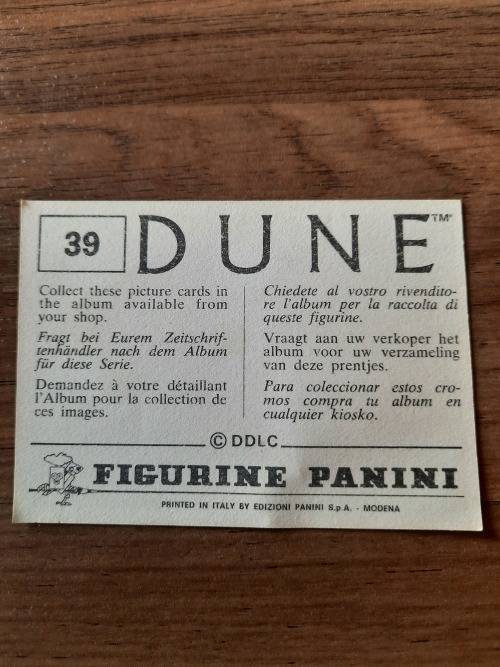 1984 DUNE Panini Sticker 39