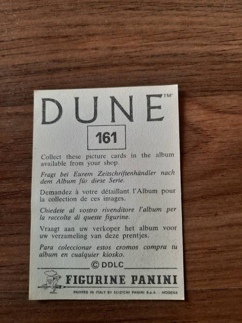 1984 DUNE Panini Sticker 161