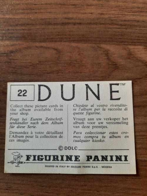1984 DUNE Panini Sticker 22