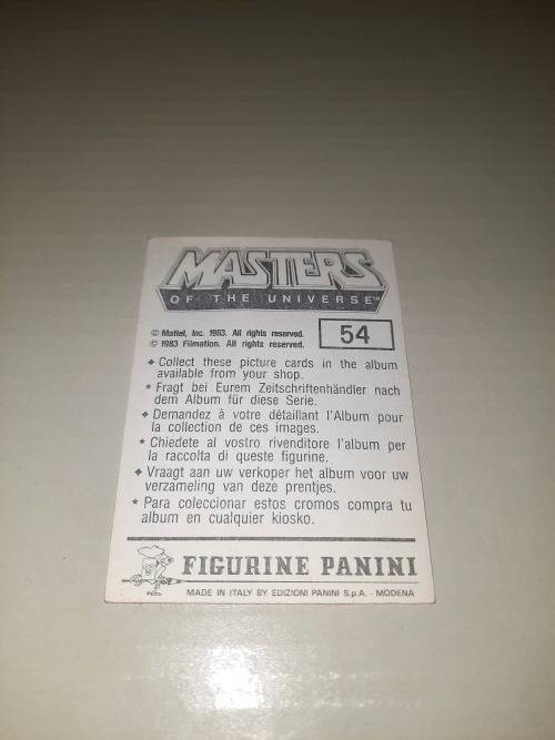 1983 MOTU PANINI STICKER 54 (MOTU) Vintage Figure