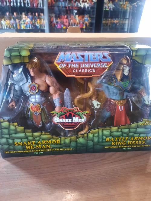MOTUC SNAKE ARMOR HE-MAN/BATTLE ARMOR KING HSSS (MOC) Masters Of The Universe Classics Figure He-Man