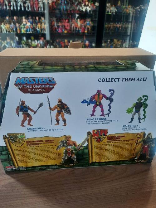 MOTUC SNAKE ARMOR HE-MAN/BATTLE ARMOR KING HSSS (MOC) Masters Of The Universe Classics Figure He-Man