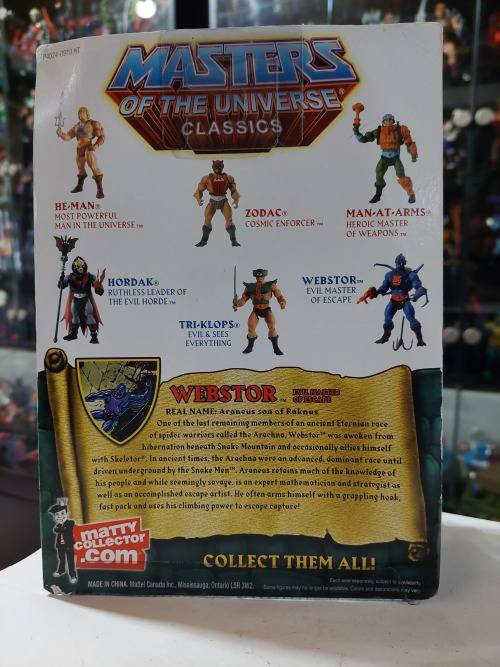 MOTUC WEBSTOR (MOC) Masters Of The Universe Classics Figure He-Man