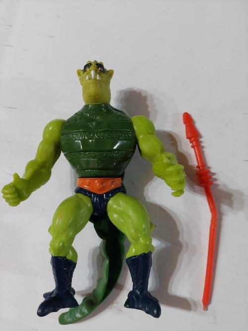 1984 Complete Whiplash of He-Man-Masters of the Universe 49 (MOTU) Vintage Figure