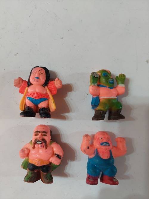 1986 SOMA WRESTLERS x4 Vintage Figure