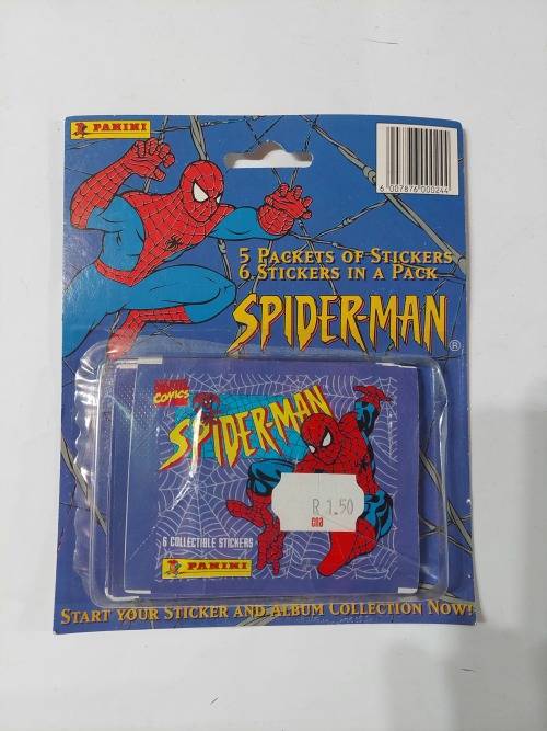1995 NEW SEALED SPIDERMAN PANINI STICKER PACKS