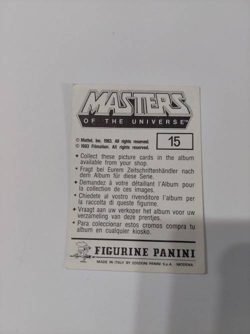 1983 MOTU PANINI STICKER 15 (MOTU) Vintage Figure