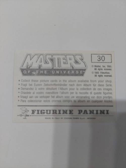 1983 MOTU PANINI STICKER 30 (MOTU) Vintage Figure