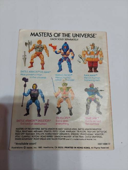1983 Mini Comic DRAGONS GIFT of He-Man-Masters of the Universe (MOTU)