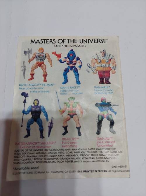 1983 Mini Comic DRAGONS GIFT of He-Man-Masters of the Universe (MOTU)