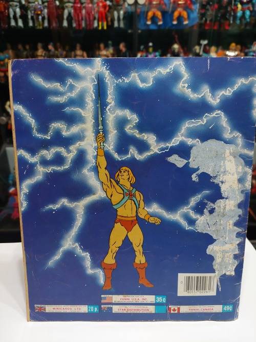 1983 MOTU PANINI STICKER ALBUM 215/216 STICKERS PRESENT He-Man-Masters of the Universe
