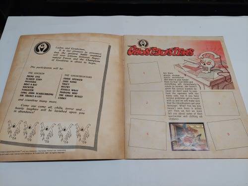 1987 Filmation Ghostbusters Panini Sticker Album 32/240 Stickers Present Vintage Figure