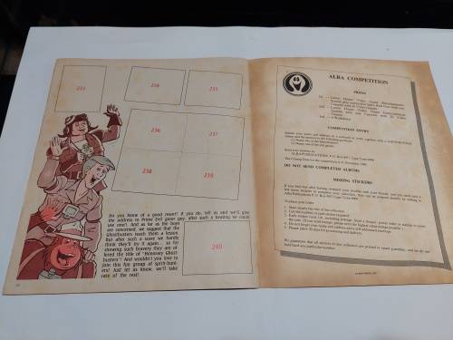 1987 Filmation Ghostbusters Panini Sticker Album 32/240 Stickers Present Vintage Figure